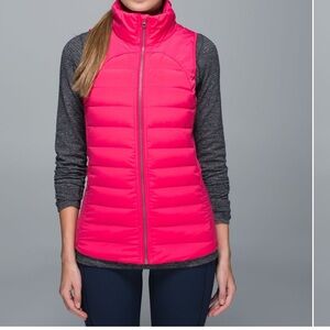 Lululemon Athletica Pink Puffer Vest